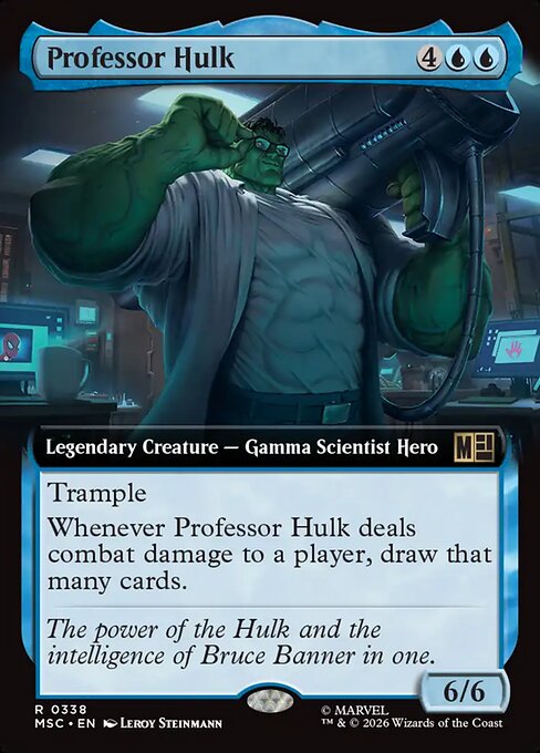Carta Profesor Hulk — Marvel Super Heroes Commander · MSC · #338