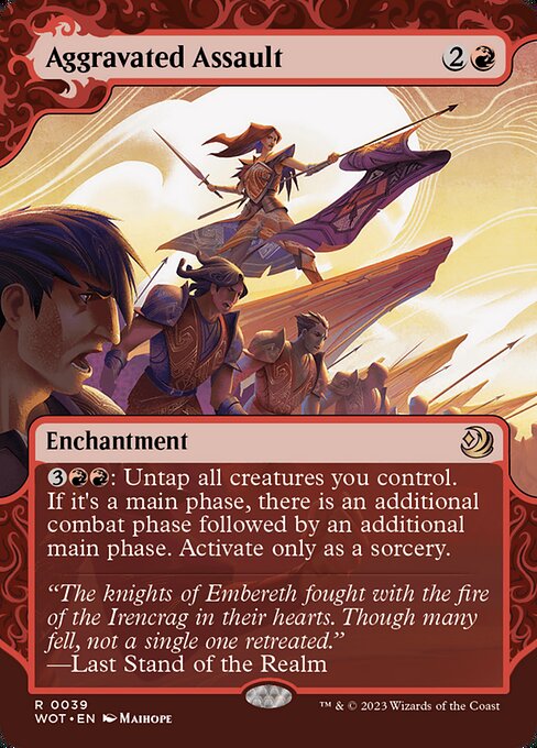 Carta Agresión con agravantes — Wilds of Eldraine: Enchanting Tales · WOT · #39