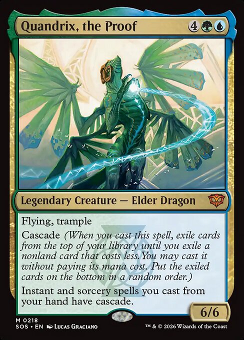Carta Quándrix, la probadora — Secrets of Strixhaven · SOS · #218