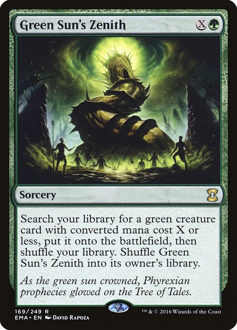 Cenit del sol verde — Eternal Masters