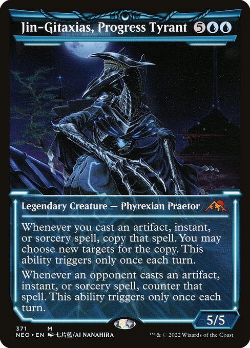 Jin-Gitaxias, tirano del progreso — Kamigawa: Neon Dynasty