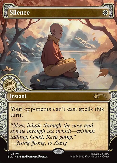 Carta Silencio — Secret Lair Drop · SLD · #2300