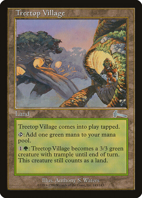 Carta Aldea en las copas — Urza's Legacy · ULG · #143