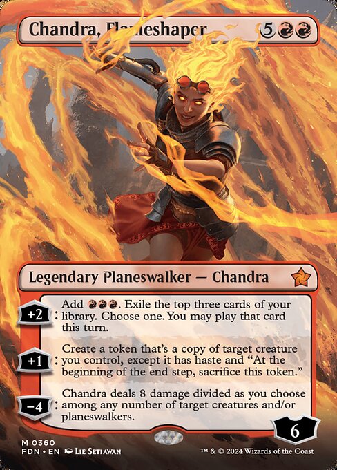 Carta Chandra, esculpidora de llamas — Foundations · FDN · #360