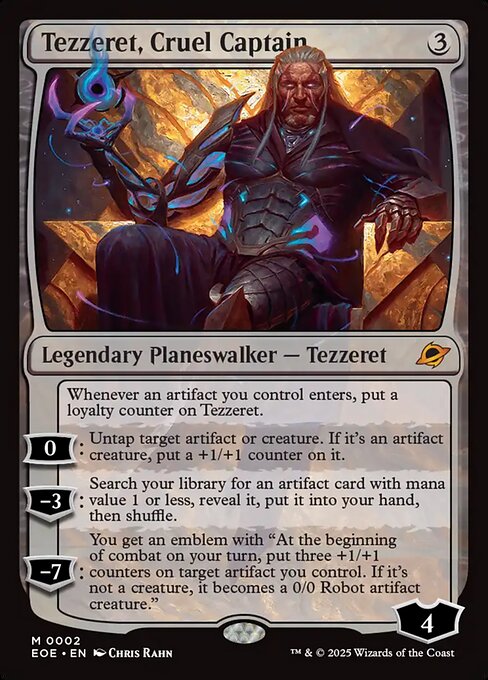 Carta Tezzeret, capitán cruel — Edge of Eternities · EOE · #2