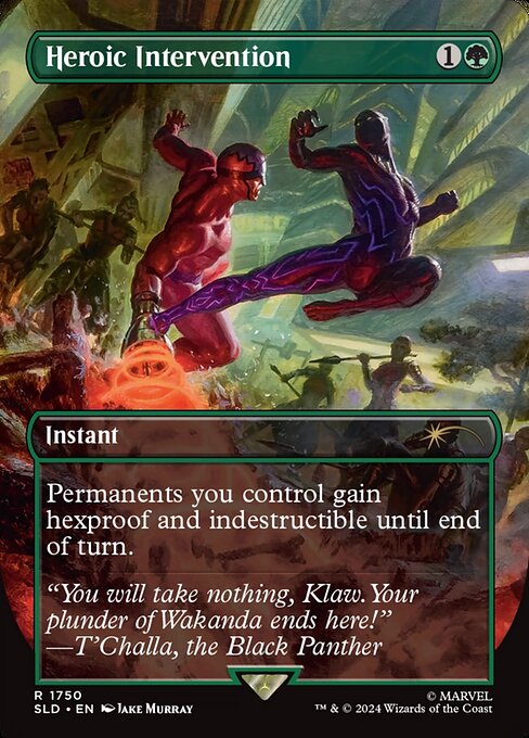 Intervención heroica — Secret Lair Drop