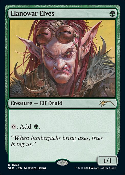 Elfos de Llanowar — Secret Lair Drop
