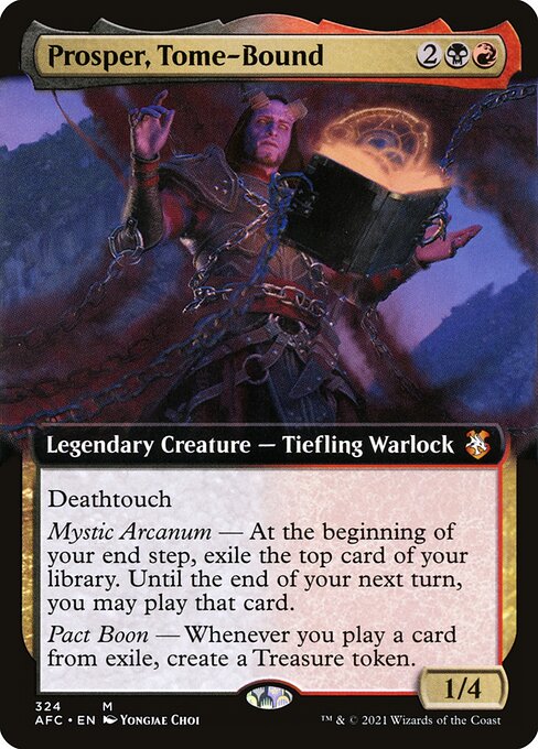 Próspero, unido al grimorio — Forgotten Realms Commander