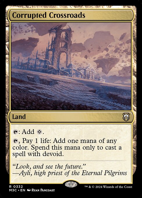 Carta Encrucijadas corruptas — Modern Horizons 3 Commander · M3C · #332