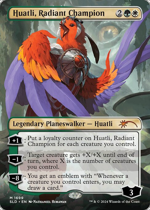 Carta Huatli, campeona radiante — Secret Lair Drop · SLD · #1699