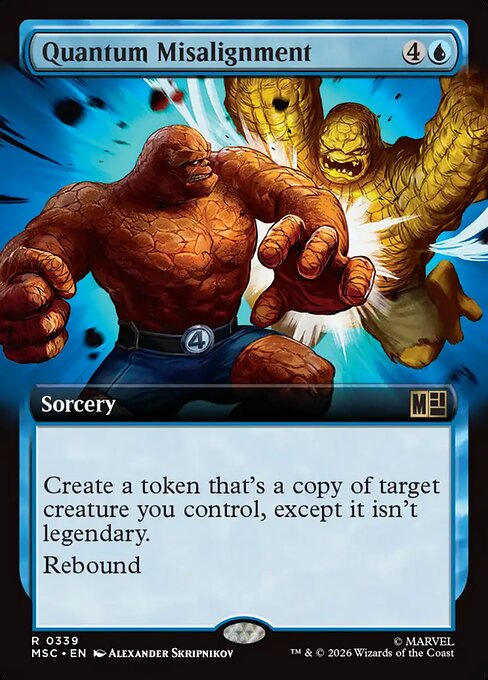 Carta Desalineación cuántica — Marvel Super Heroes Commander · MSC · #339