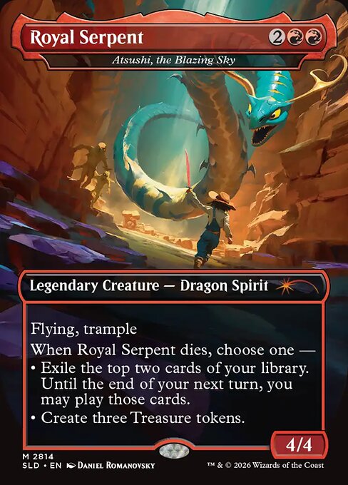 Carta Atsushi, el Cielo en Llamas — Secret Lair Drop · SLD · #2814