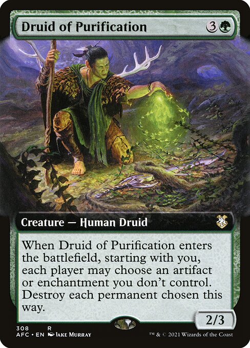 Druida de la purificación — Forgotten Realms Commander