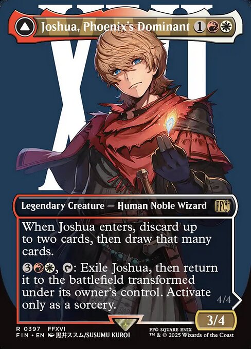 Joshua, Phoenix's Dominant // Phoenix, Warden of Fire — Final Fantasy