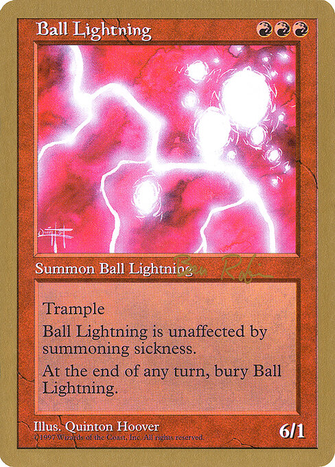 Bola de rayos — World Championship Decks 1998