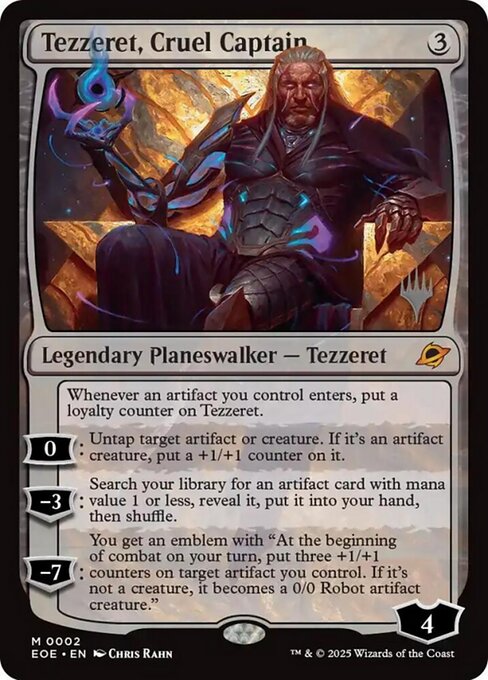 Tezzeret, capitán cruel — Edge of Eternities Promos