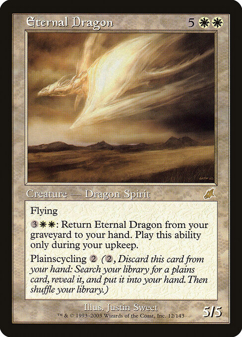 Carta Dragón eterno — Scourge · SCG · #12