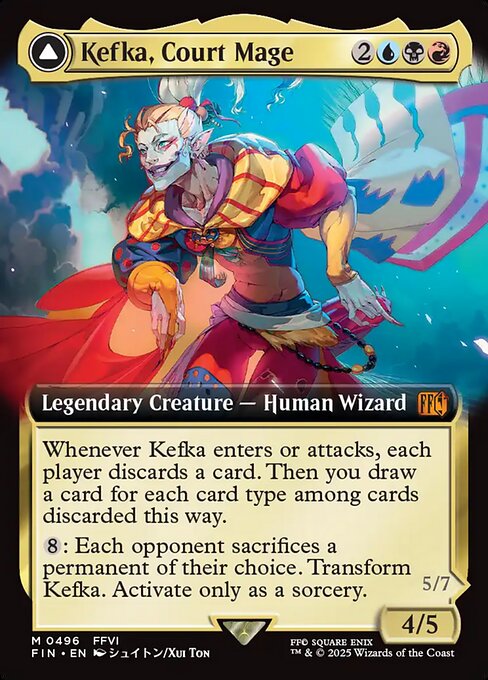 Kefka, Court Mage // Kefka, Ruler of Ruin — Final Fantasy
