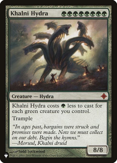 Hidra de Khalni — The List