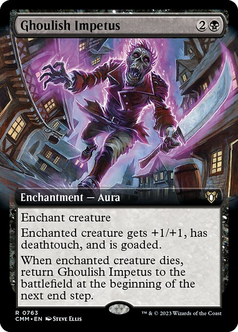 Carta Ímpetu necrófago — Commander Masters · CMM · #763