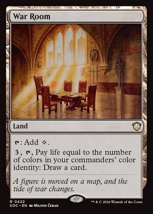 Sala de guerra — Secrets of Strixhaven Commander