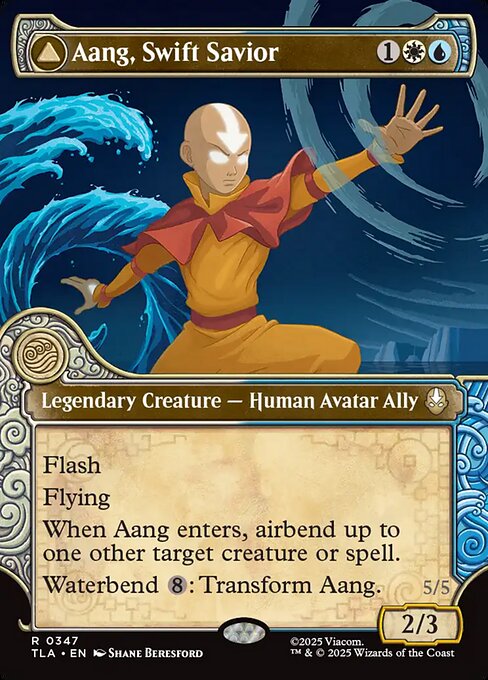 Aang, Swift Savior // Aang and La, Ocean's Fury — Avatar: The Last Airbender