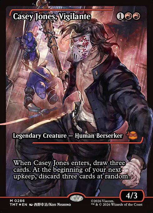 Casey Jones, protector — Teenage Mutant Ninja Turtles