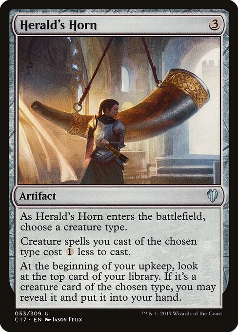 Carta Cuerno del heraldo — Commander 2017 · C17 · #53