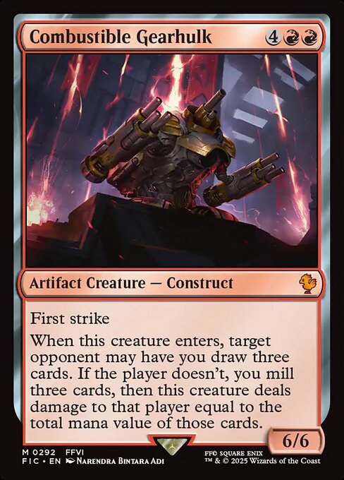 Mecatitán combustible — Final Fantasy Commander
