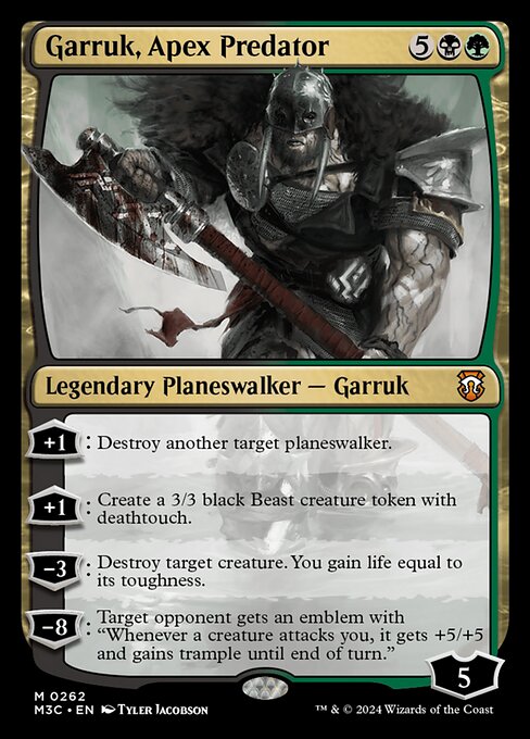 Carta Garruk, depredador arquetípico — Modern Horizons 3 Commander · M3C · #262