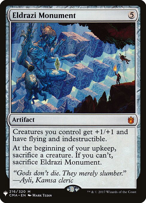 Carta Monumento eldrazi — The List · PLST · #CMA-216