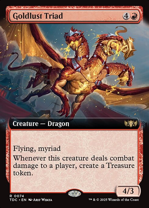 Tríada sedienta de oro — Tarkir: Dragonstorm Commander