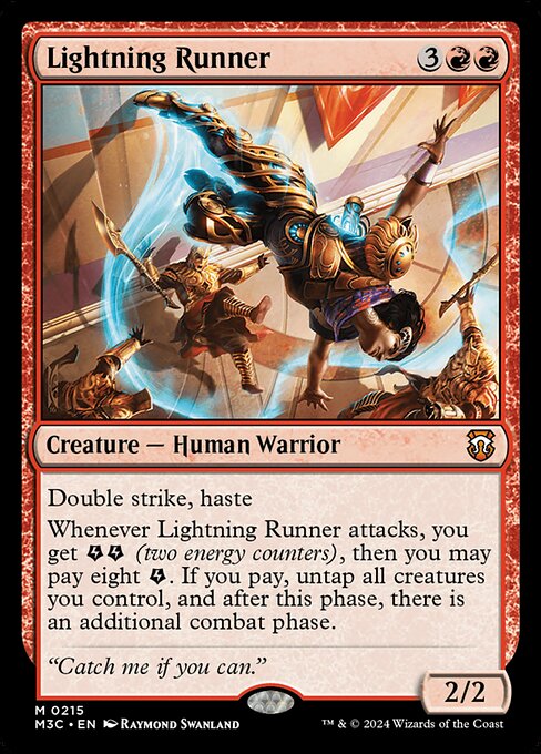 Carta Acróbata relámpago — Modern Horizons 3 Commander · M3C · #215