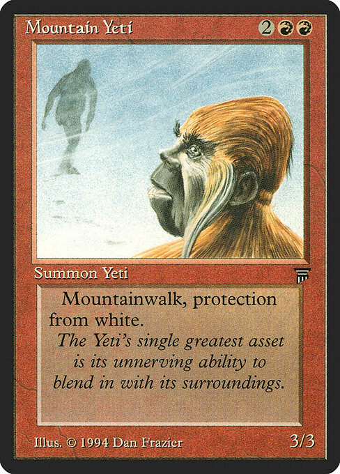 Carta Mountain Yeti — Legends · LEG · #159
