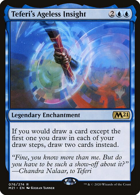 Conocimiento atemporal de Teferi — Core Set 2021 Promos