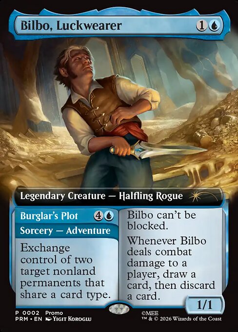 Bilbo, Luckwearer // Burglar's Plot — Wizards Play Network 2026