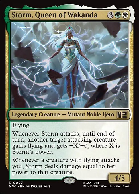 Tormenta, reina de Wakanda — Marvel Super Heroes Commander