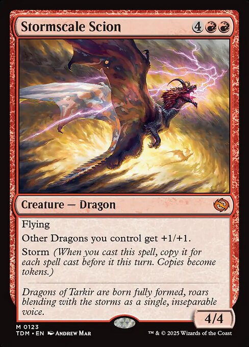 Carta Vástago escamatormenta — Tarkir: Dragonstorm · TDM · #123