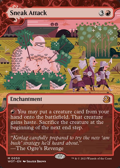 Ataque a hurtadillas — Wilds of Eldraine: Enchanting Tales