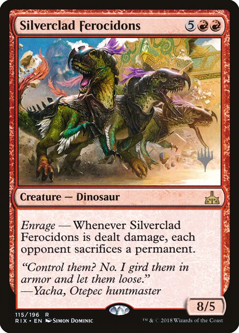 Ferocidones coraza plateada