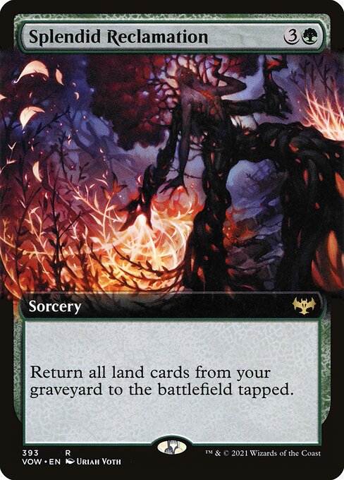 Carta Splendid Reclamation — Innistrad: Crimson Vow · VOW · #393