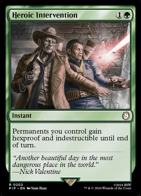 Intervención heroica — Fallout