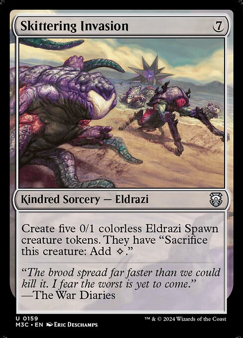 Carta Invasión resbaladiza — Modern Horizons 3 Commander · M3C · #159