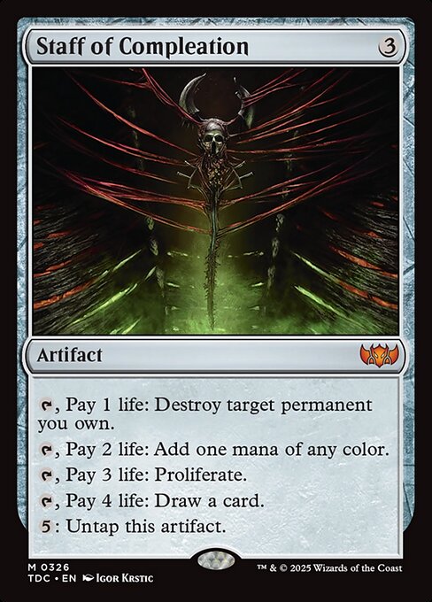 Bastón de perfeccionamiento — Tarkir: Dragonstorm Commander