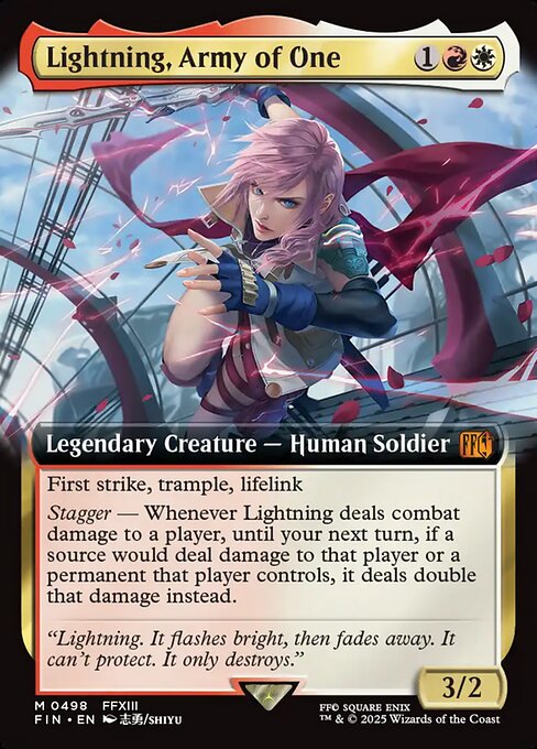 Lightning, Andanada — Final Fantasy