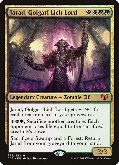 Jarad, señor liche golgari — Commander 2015
