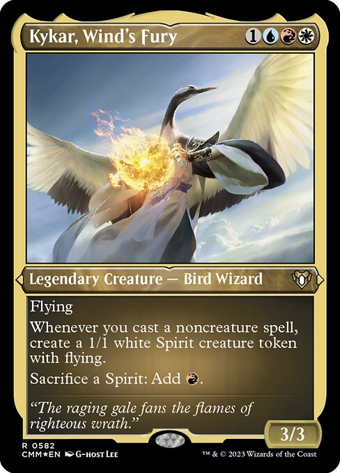 Kykar, Furia del Viento — Commander Masters