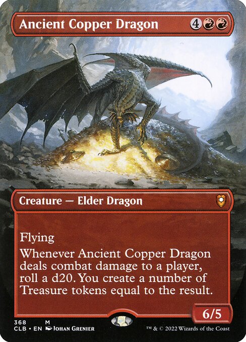 Dragón de cobre anciano — Commander Legends: Battle for Baldur's Gate
