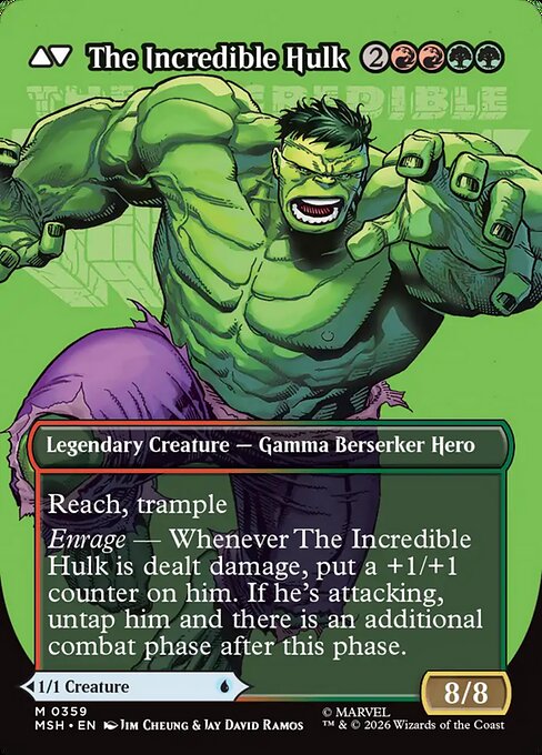 Bruce Banner // The Incredible Hulk (cara trasera)