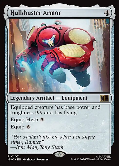 Armadura Hulkbuster — Marvel Super Heroes Commander